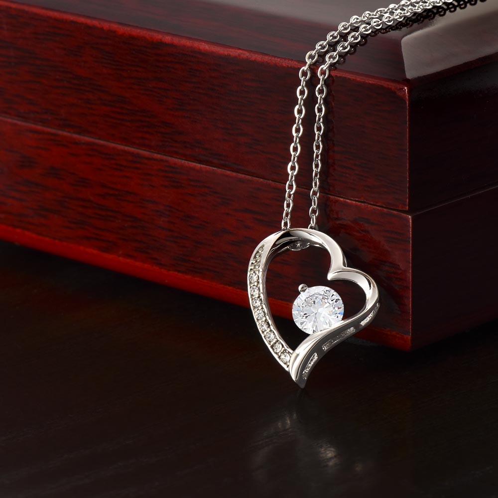 Crystal Heart Mother's Day Necklace