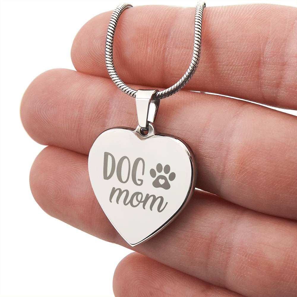 Engraved Dog Mom Necklace