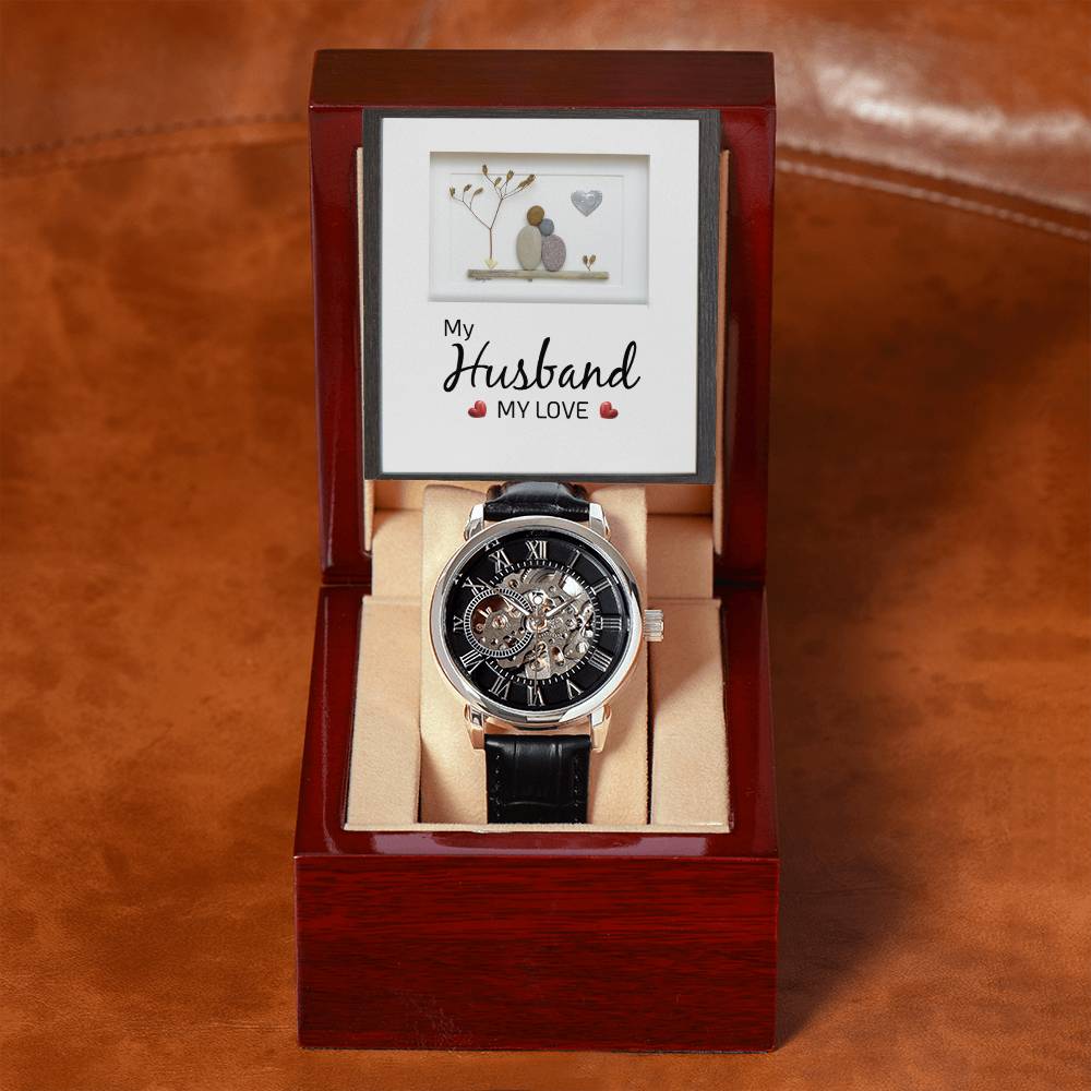 Skeleton Dial Openwork Men's Watch