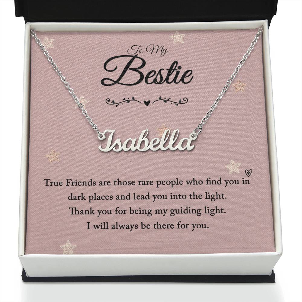 Custom Name Necklace - Bestie