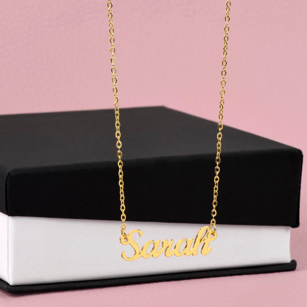 Custom Name Necklace Gift for Wife