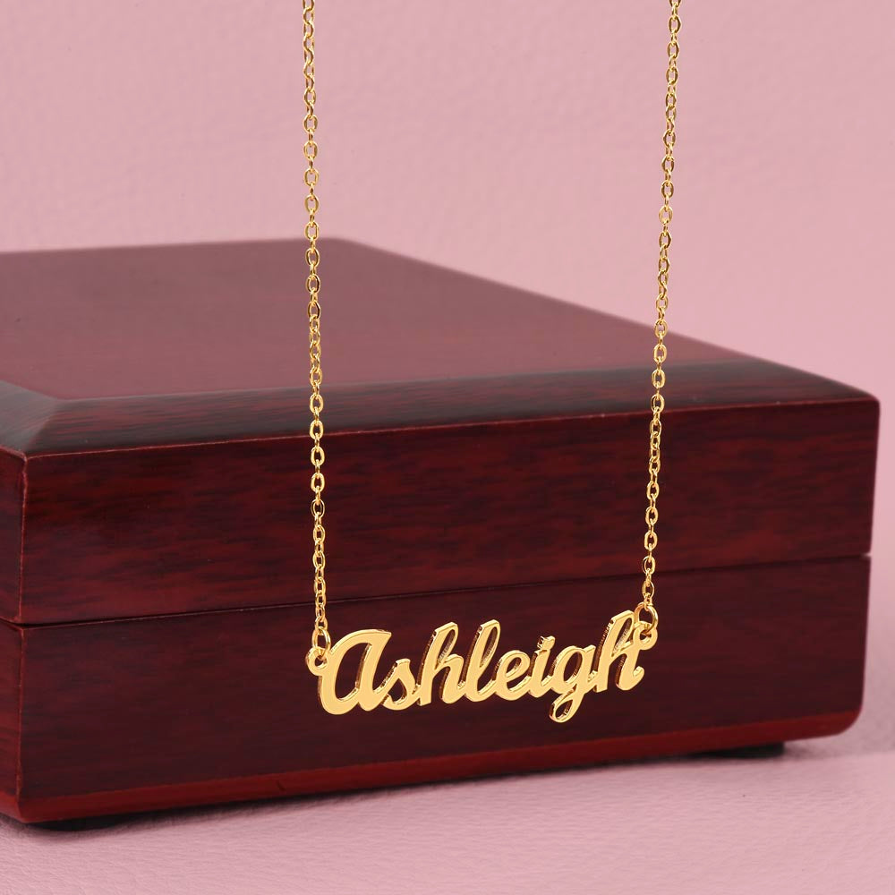 Custom Name Necklace Gift for Wife