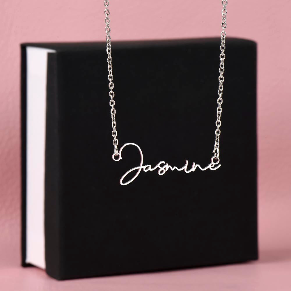 Signature Personalize Any Name Necklace