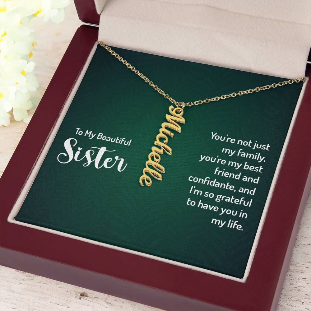 Personalized Vertical Nameplate Gift Ideas for Your Sister