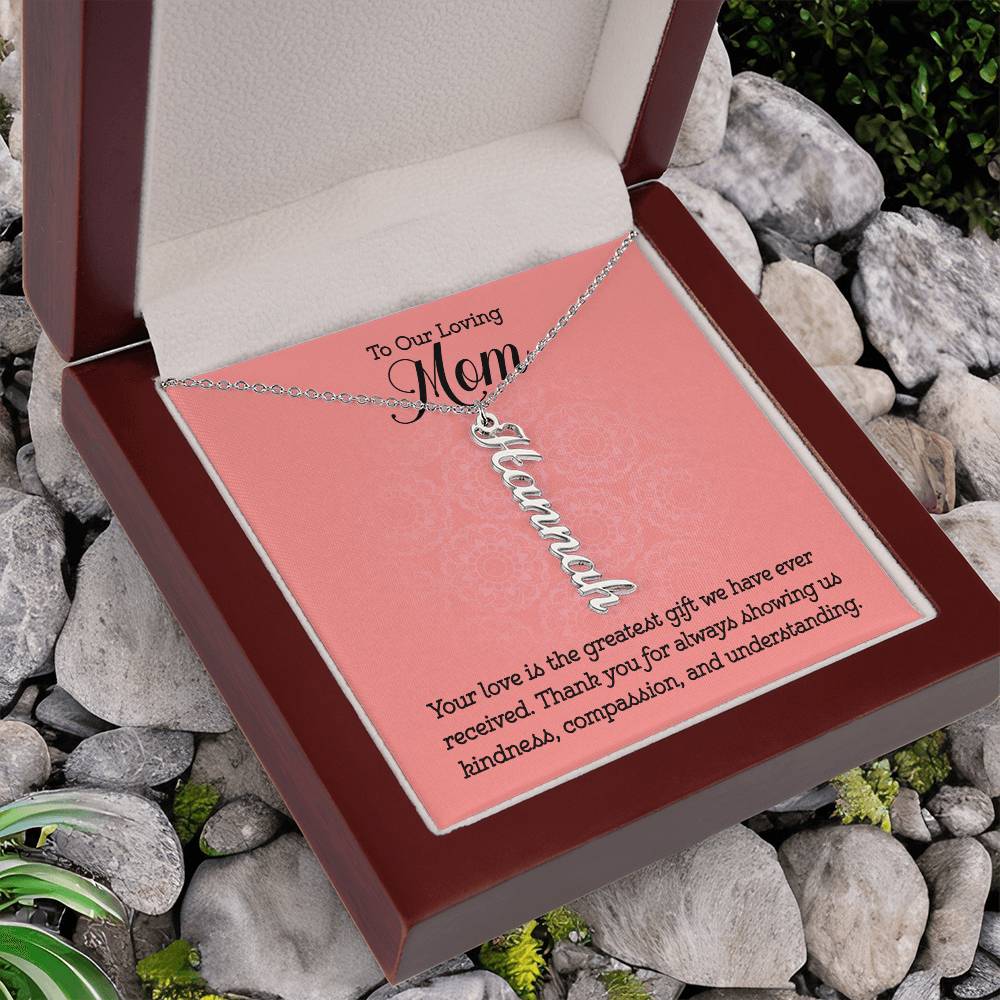 Custom up to 4 Names Mom Necklace