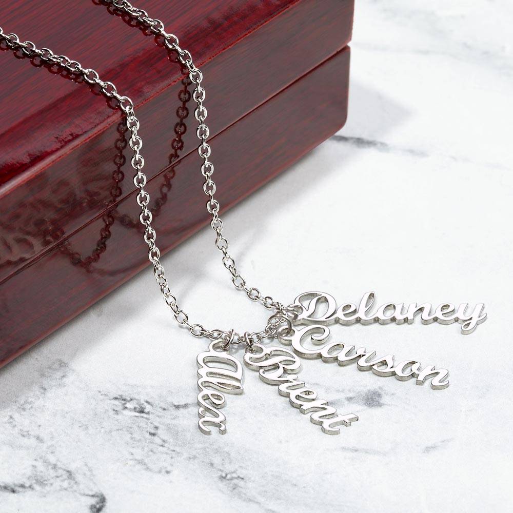 Custom up to 4 Names Mom Necklace