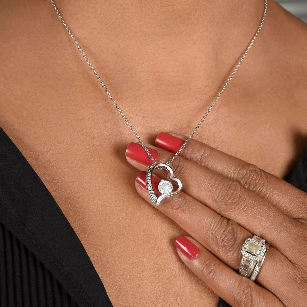 Crystal Heart Mother's Day Necklace
