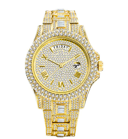 Luxury Ice Crystal Men's Watch