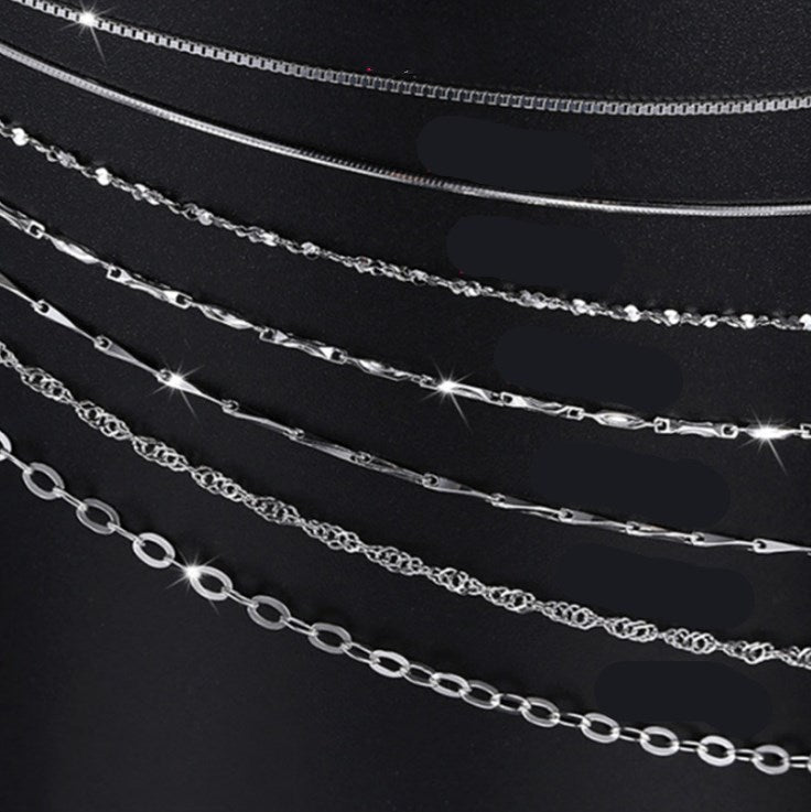 S925 Sterling Silver Chain Necklace