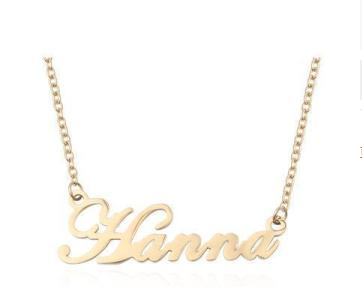 Custom Nameplate Monogram Necklace