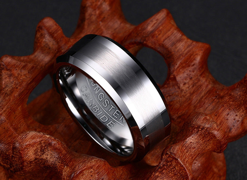 Tungsten Carbide Matt Finished Men's Ring