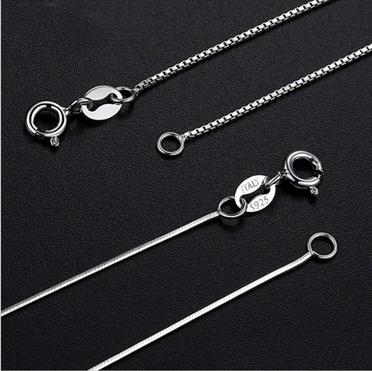 S925 Sterling Silver Chain Necklace