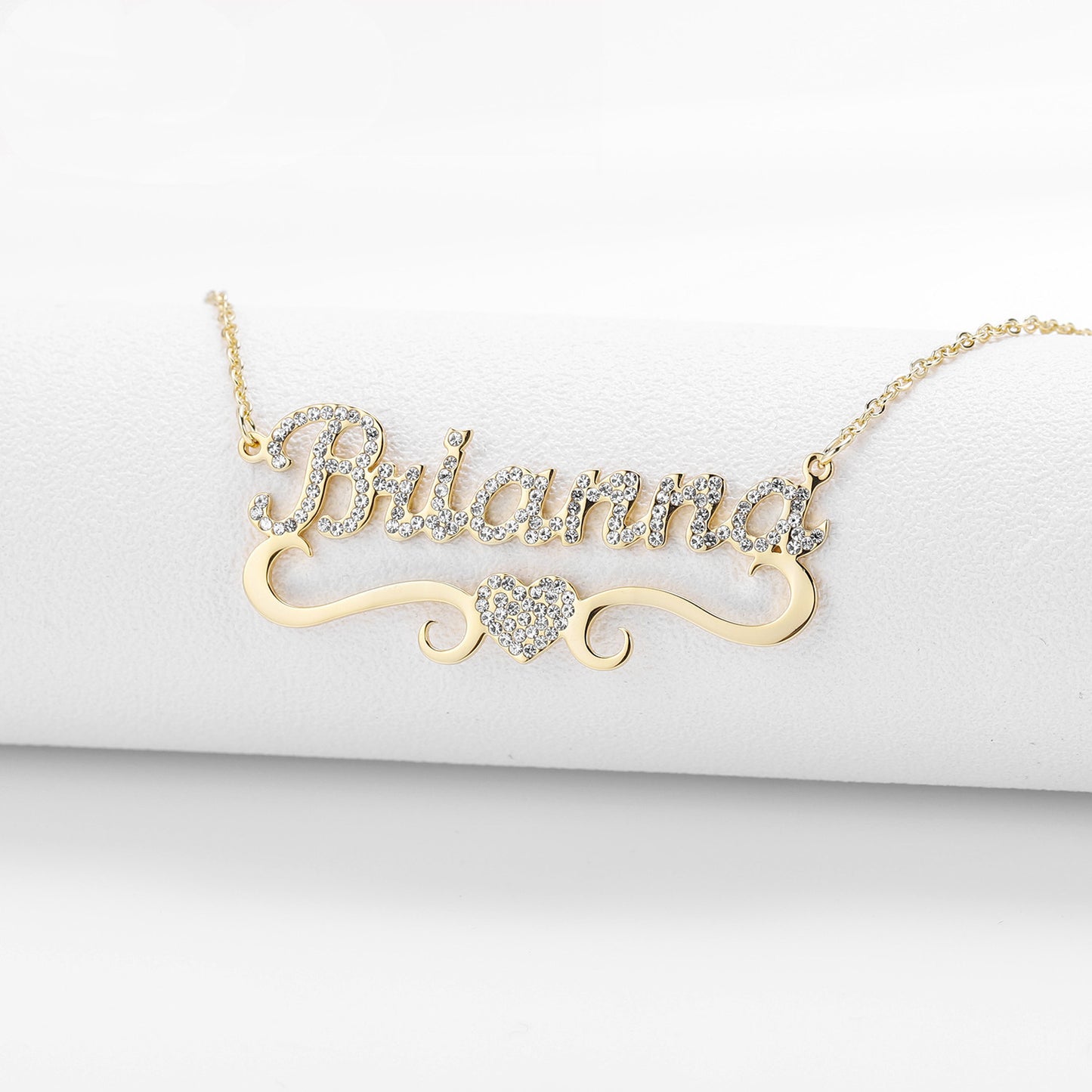 Heart Iced Custom Monogram Necklace