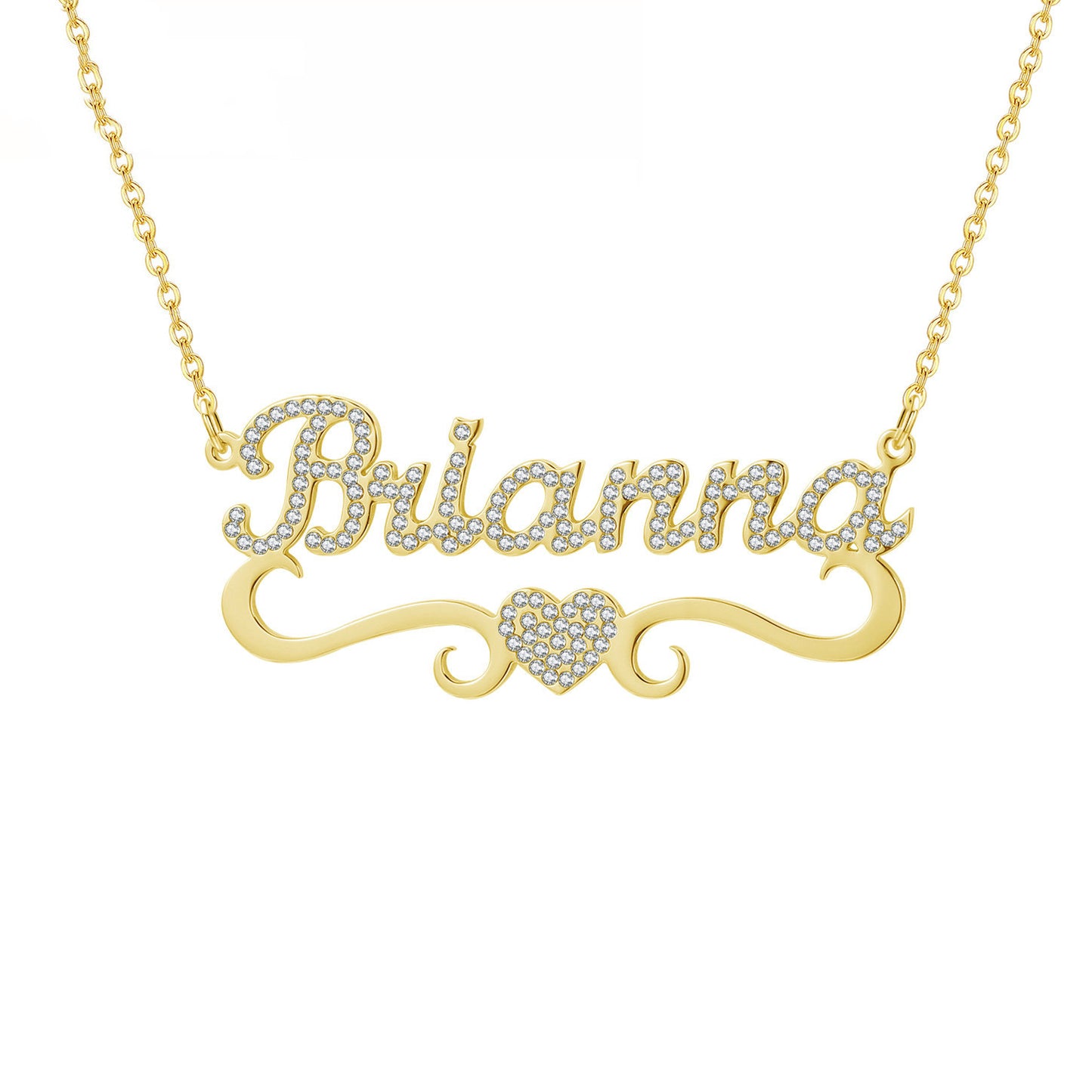 Heart Iced Custom Monogram Necklace