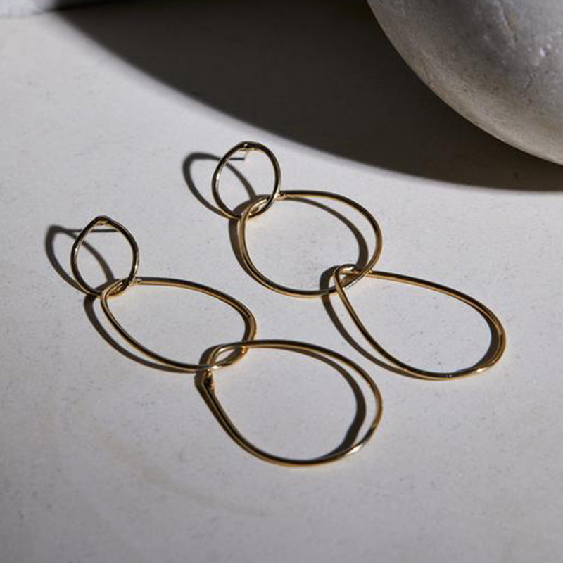 Trio Gold Hoop Earrings