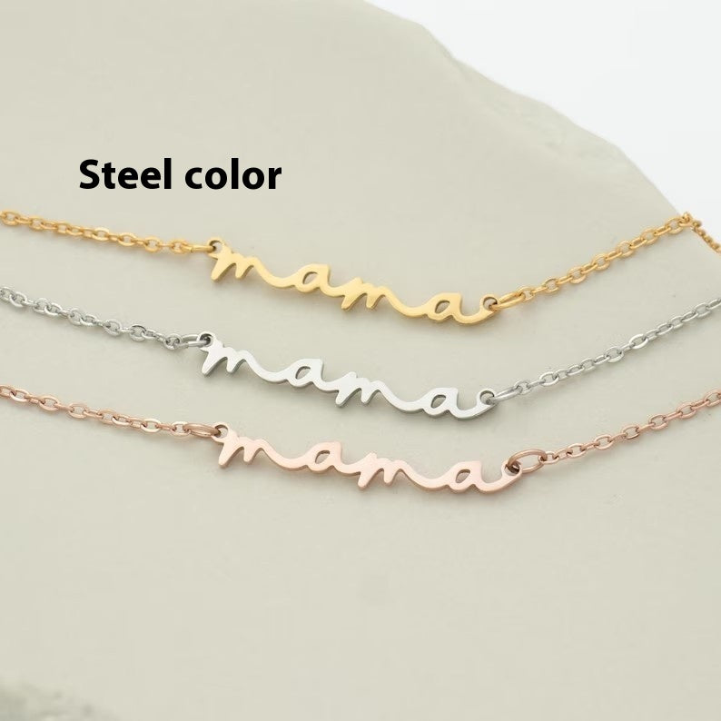 Minimalist Mama Necklace Mother's Day Gift