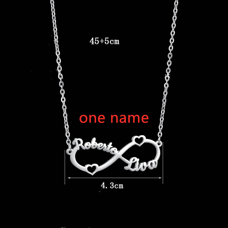 Infinity Custom Name Necklace