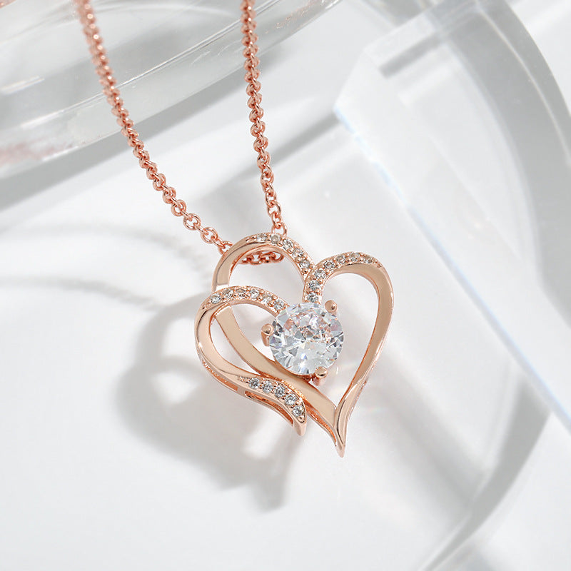 Love Heart Pendant Women's Necklace