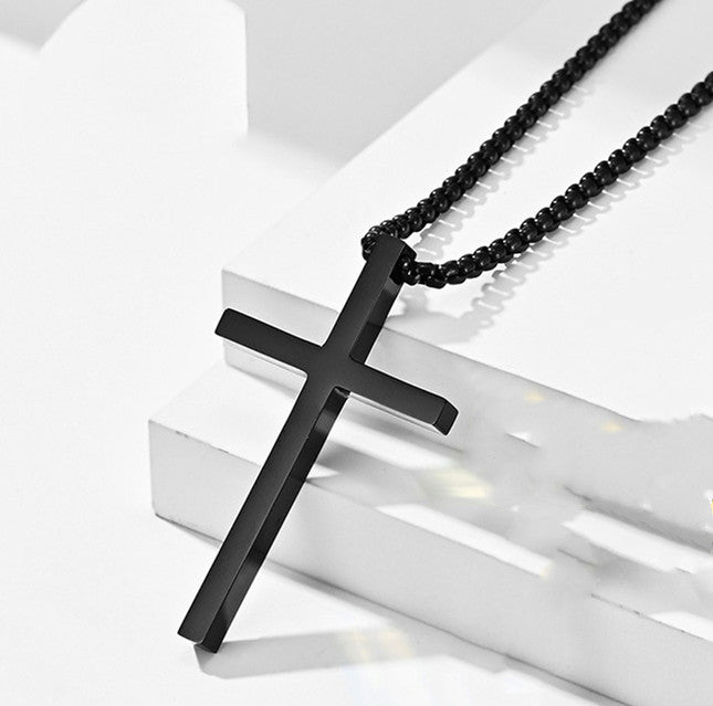 Simple Cross Men's Necklace