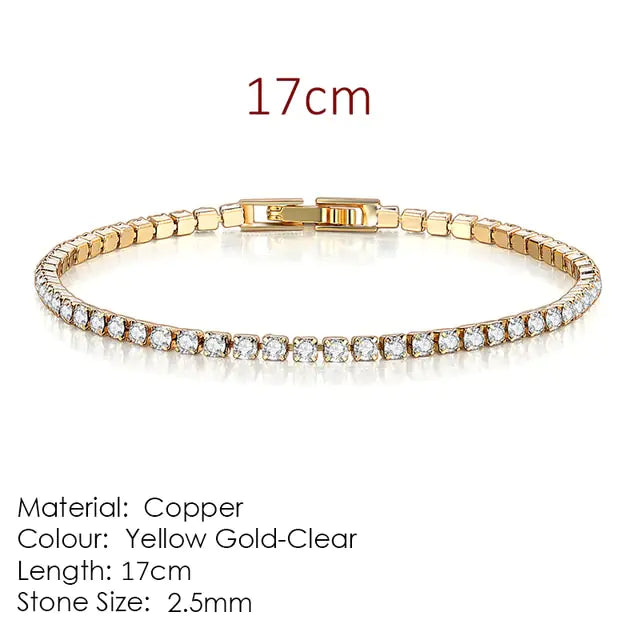 Classy Zirconia Tennis Bracelet