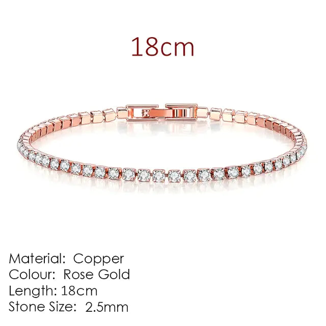 Classy Zirconia Tennis Bracelet