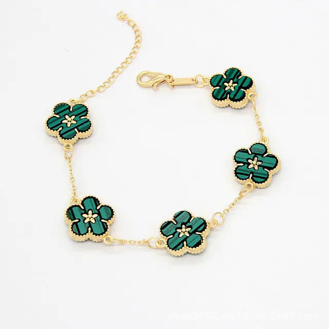 Lucky Clover Charm Bracelet