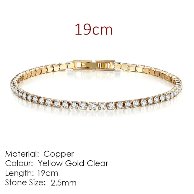 Classy Zirconia Tennis Bracelet