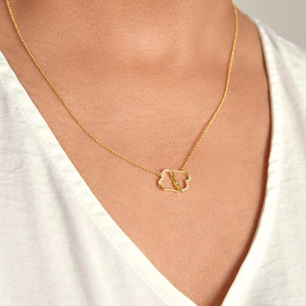 Love 10K Solid Gold Birthday Necklace