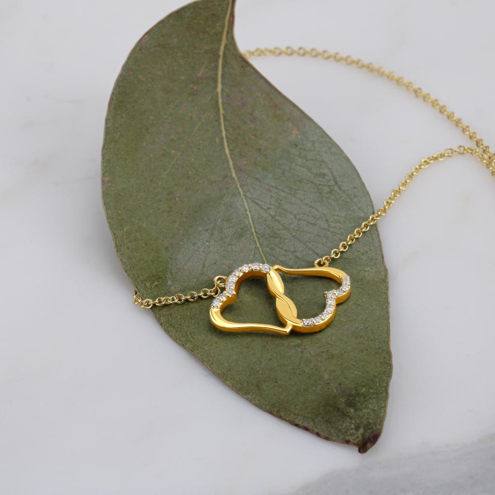 Love 10K Solid Gold Birthday Necklace