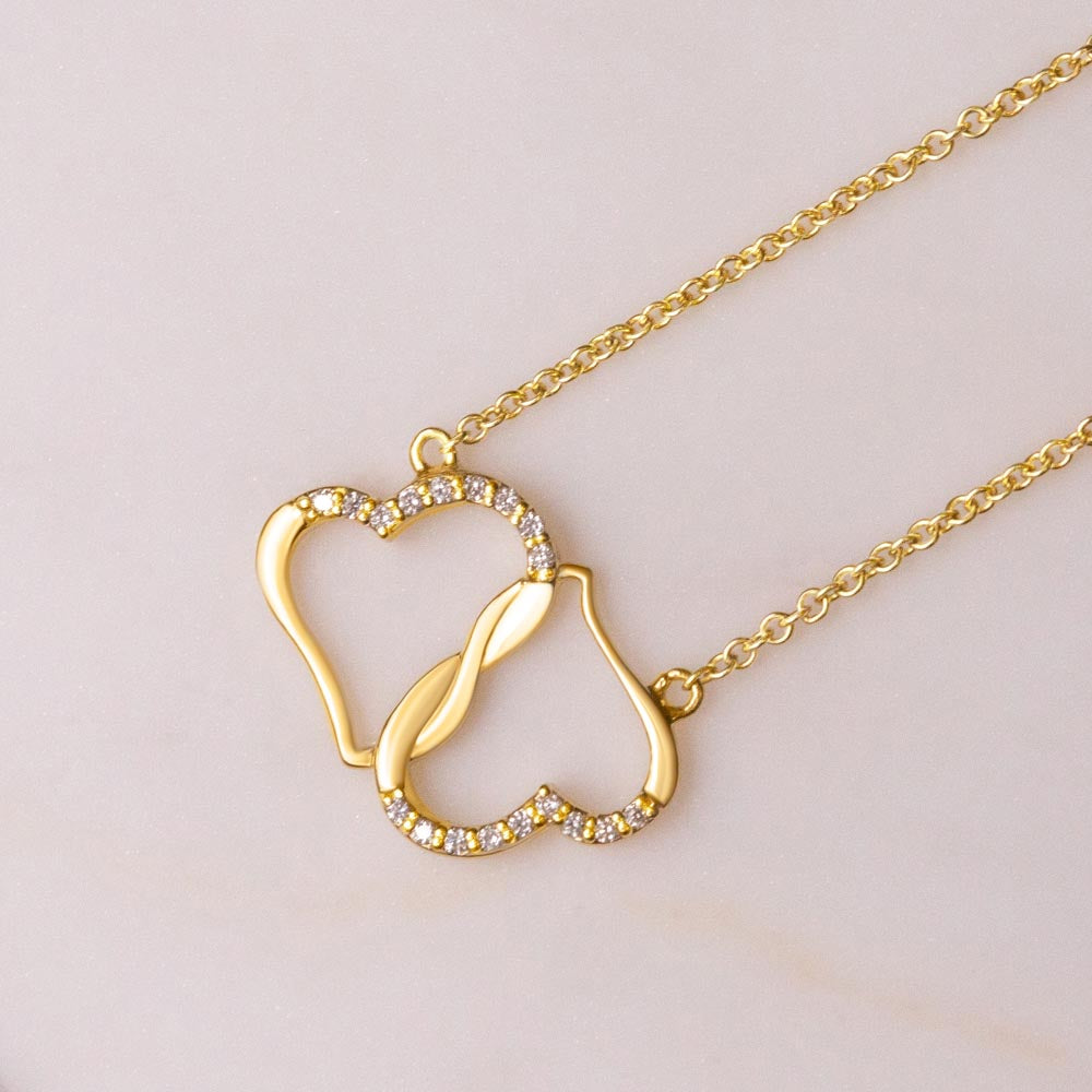 First Year Anniversary 10K Gold Diamonds Women's Necklace