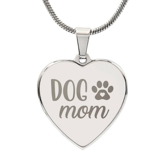 Engraved Dog Mom Necklace