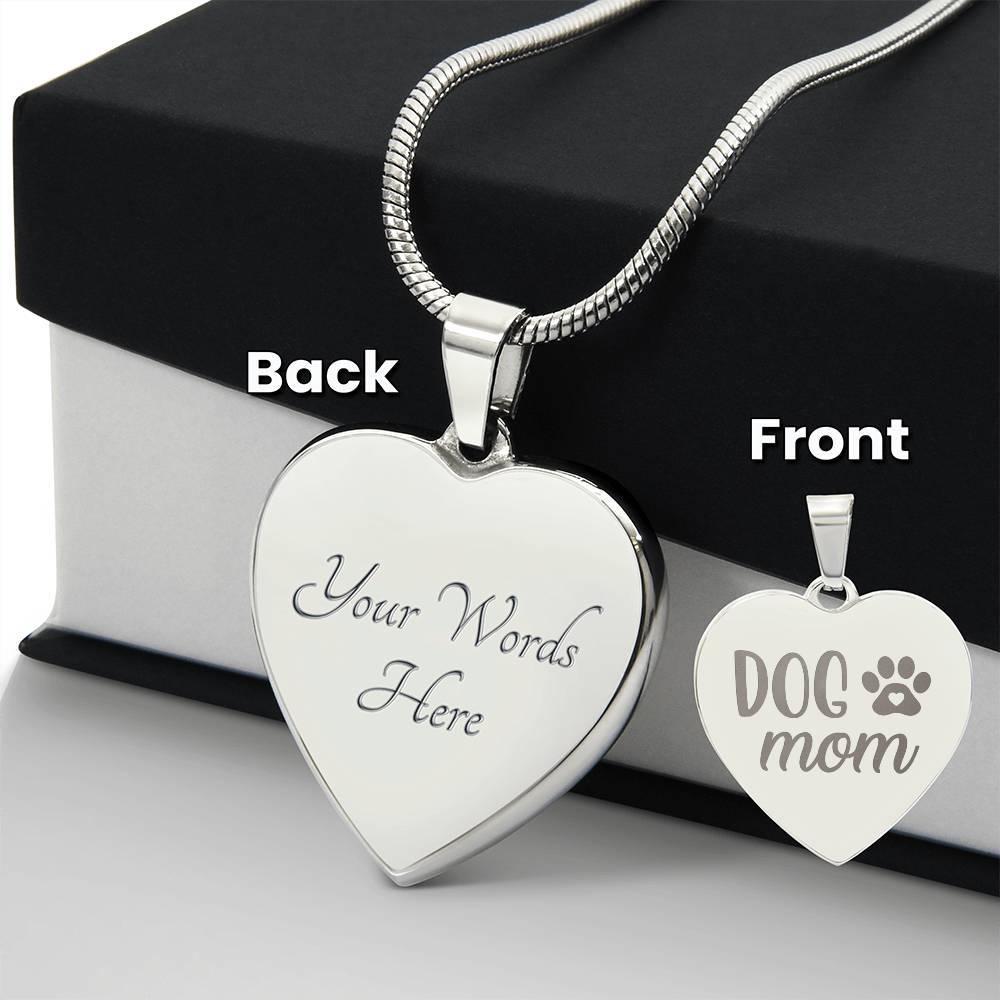 Engraved Dog Mom Necklace