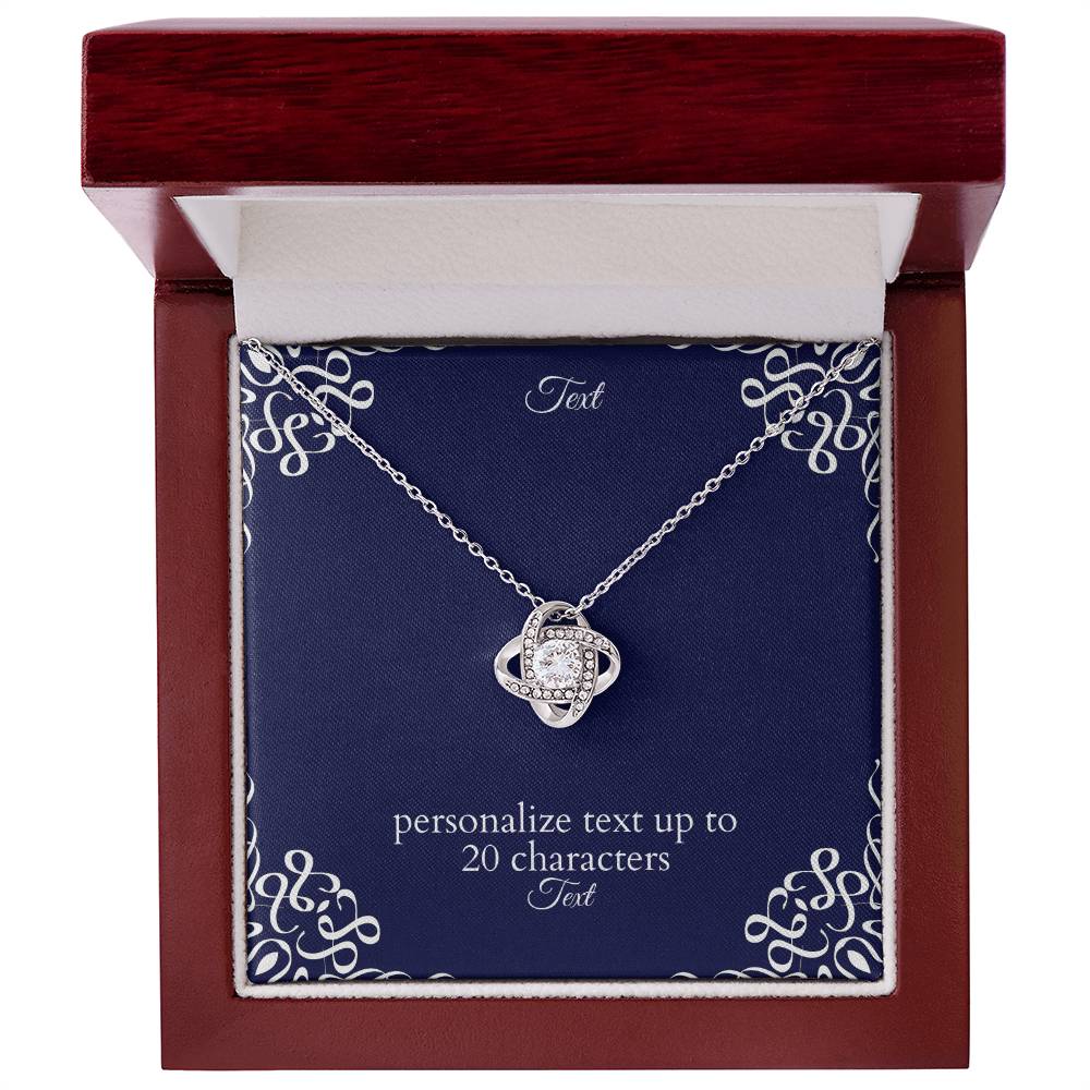 Love Nest CZ Necklace - Personalized Gift