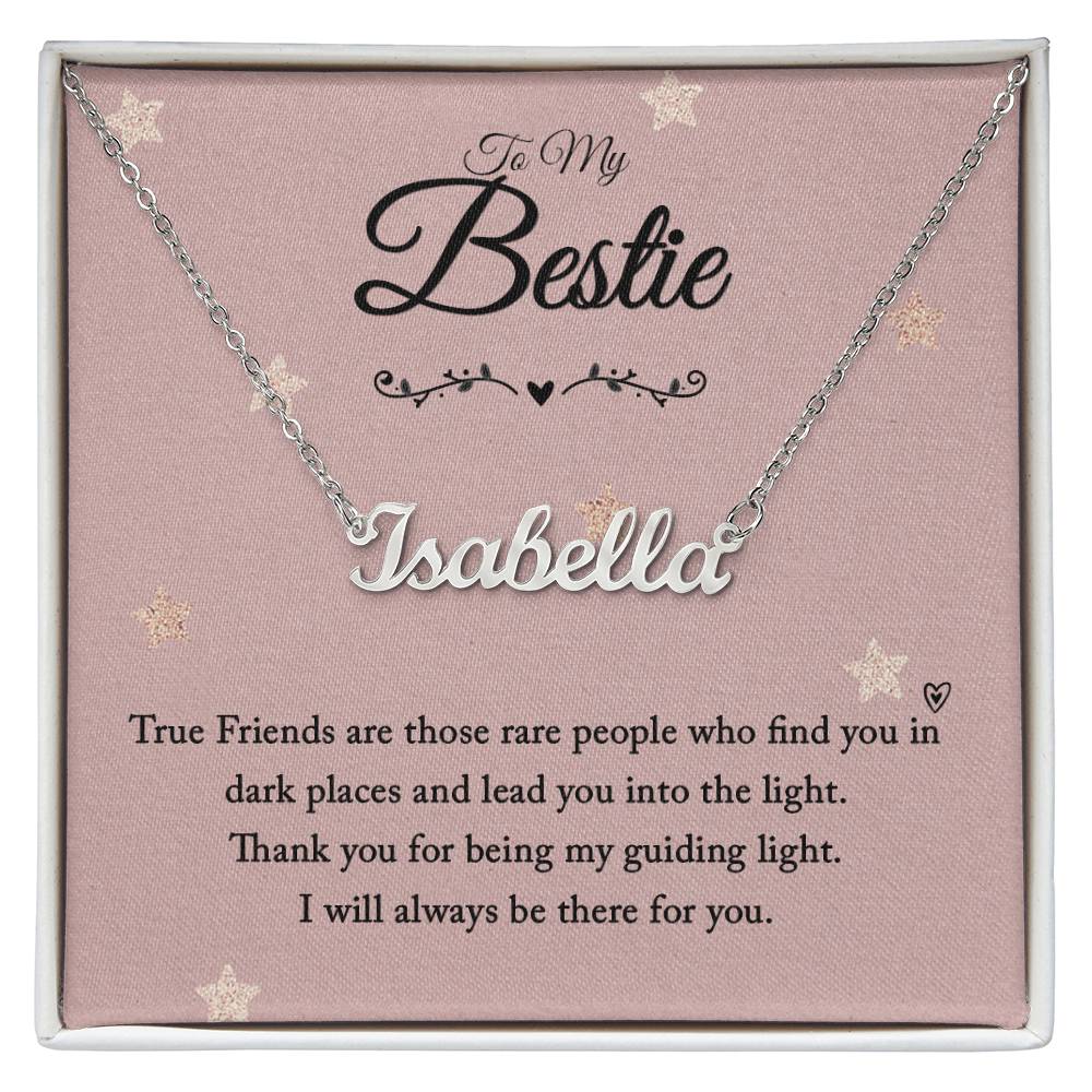 Custom Name Necklace - Bestie