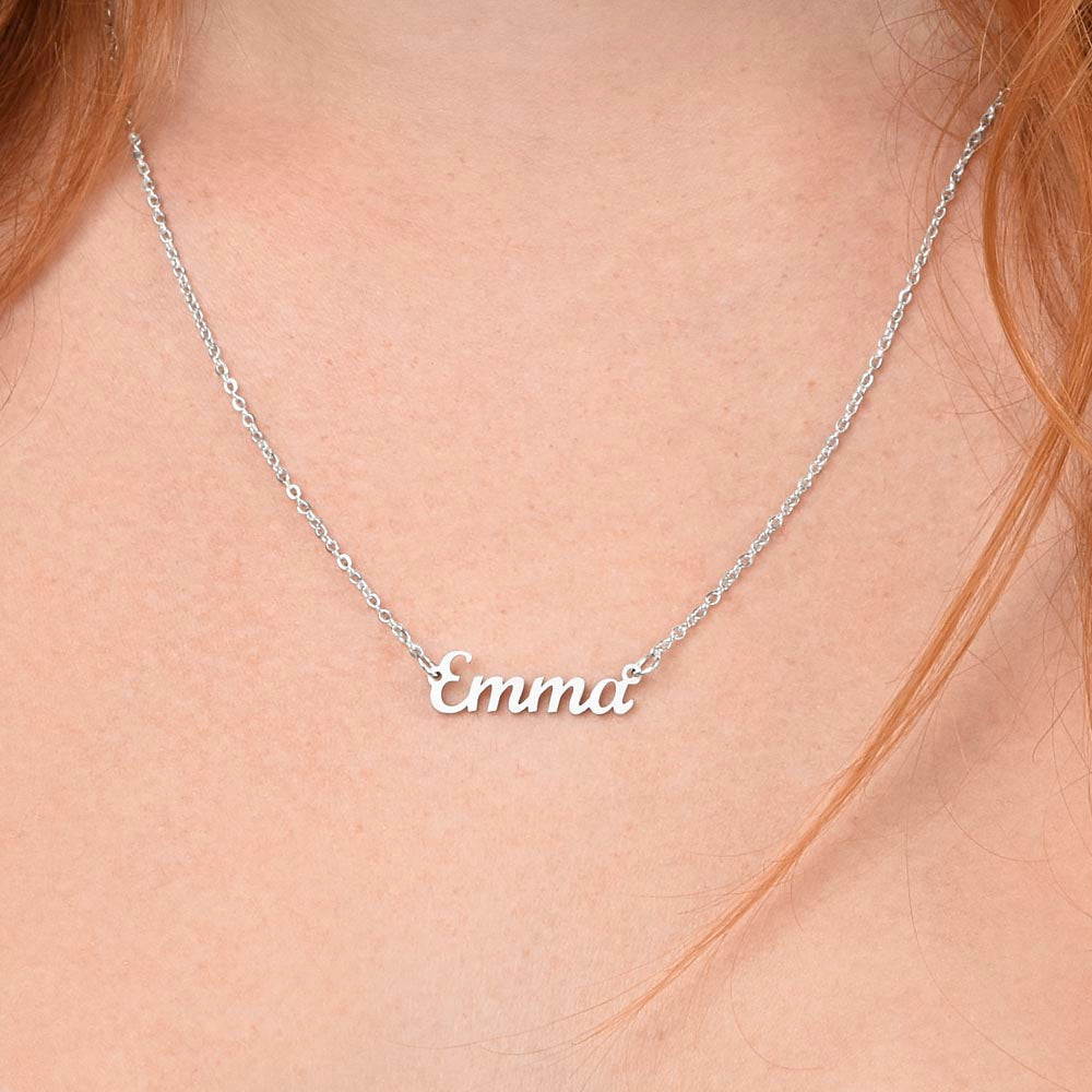 Custom Name Necklace Gift for Wife