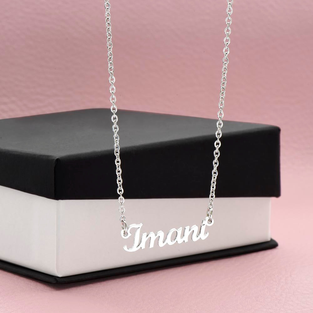 Custom Name Necklace Gift for Wife