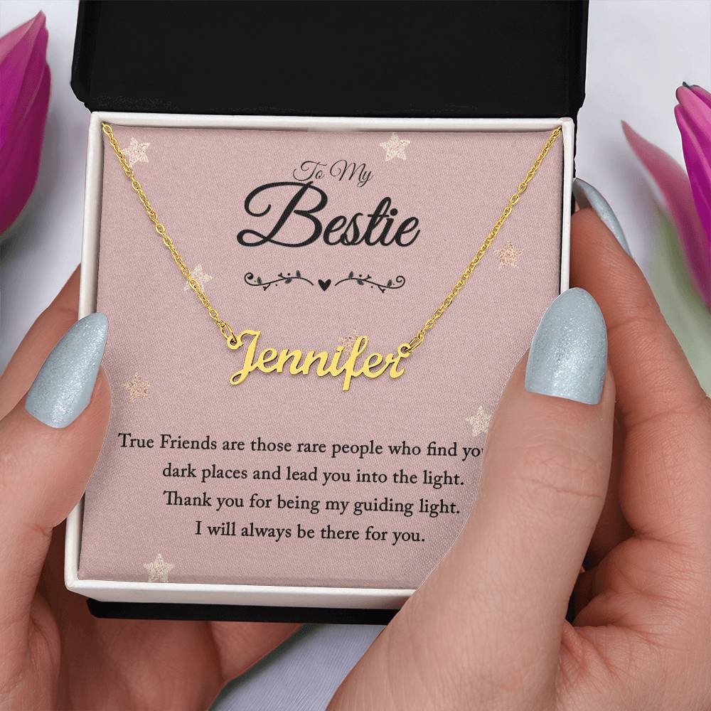 Custom Name Necklace - Bestie