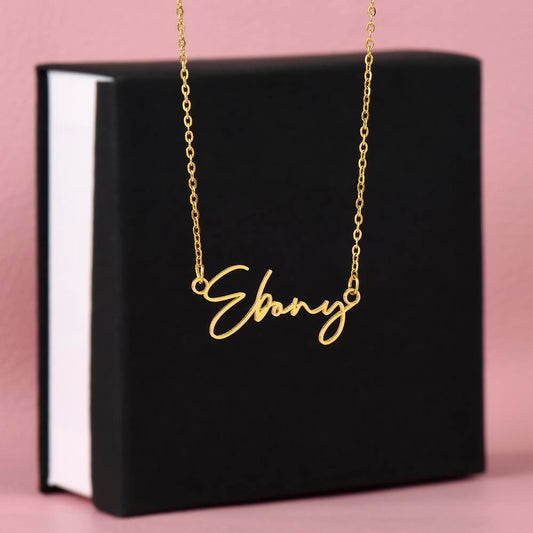 Signature Personalize Any Name Necklace