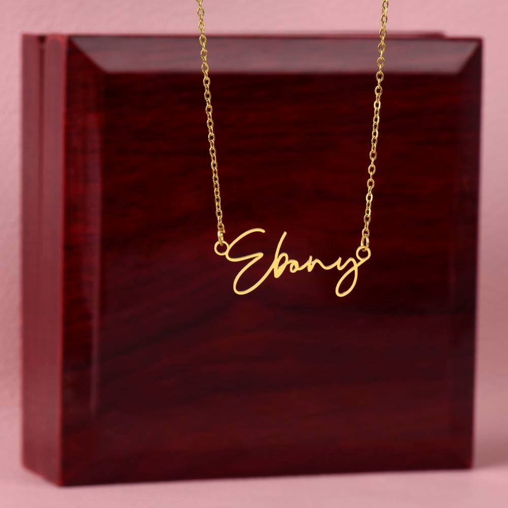 Signature Personalize Any Name Necklace