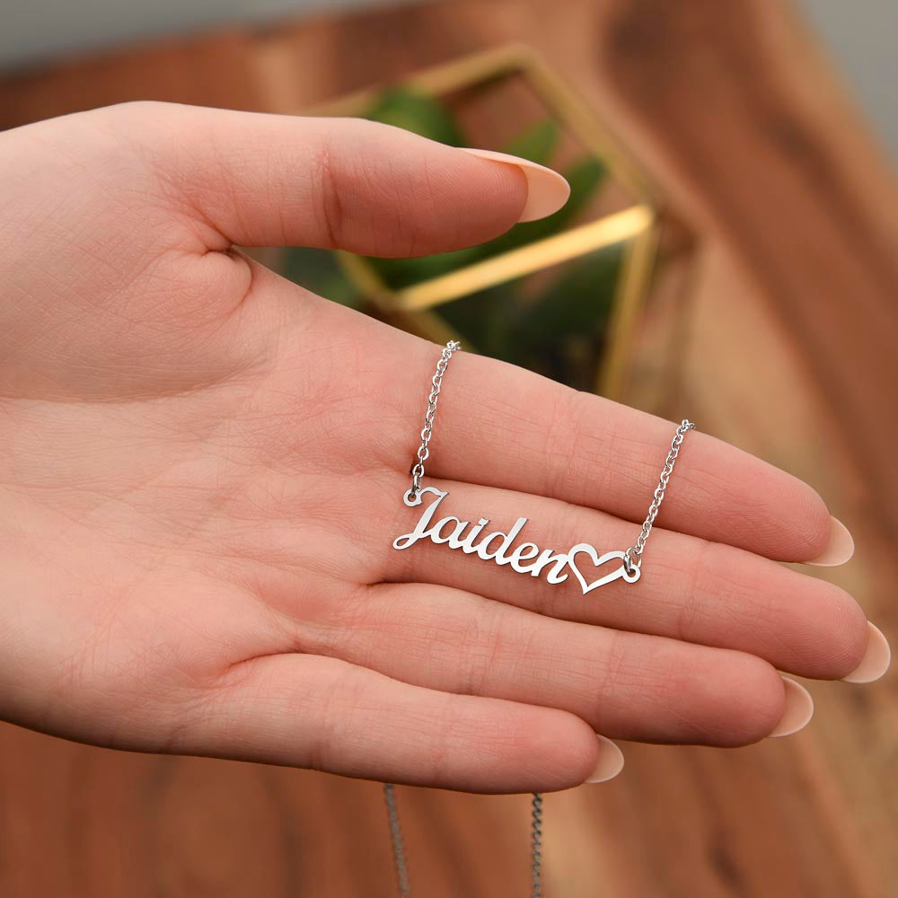 Custom Name Make a Wish Necklace