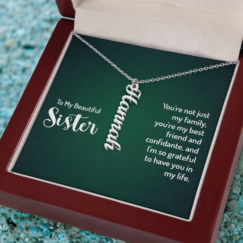 Personalized Vertical Nameplate Gift Ideas for Your Sister