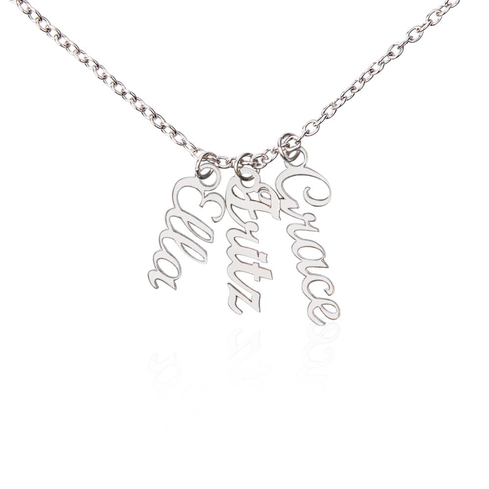 Custom up to 4 Names Mom Necklace