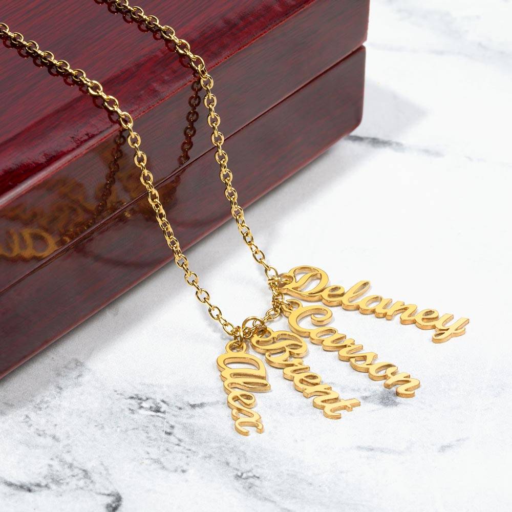 Custom up to 4 Names Mom Necklace