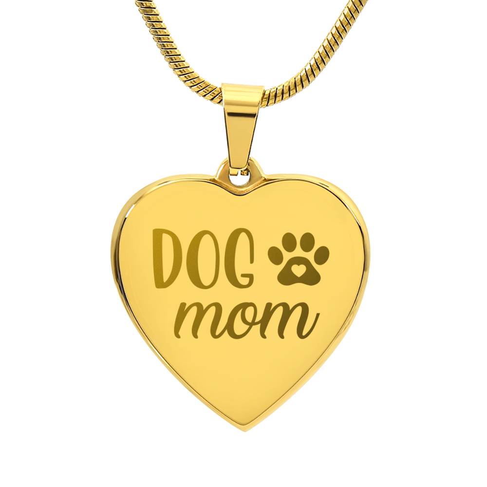 Engraved Dog Mom Necklace