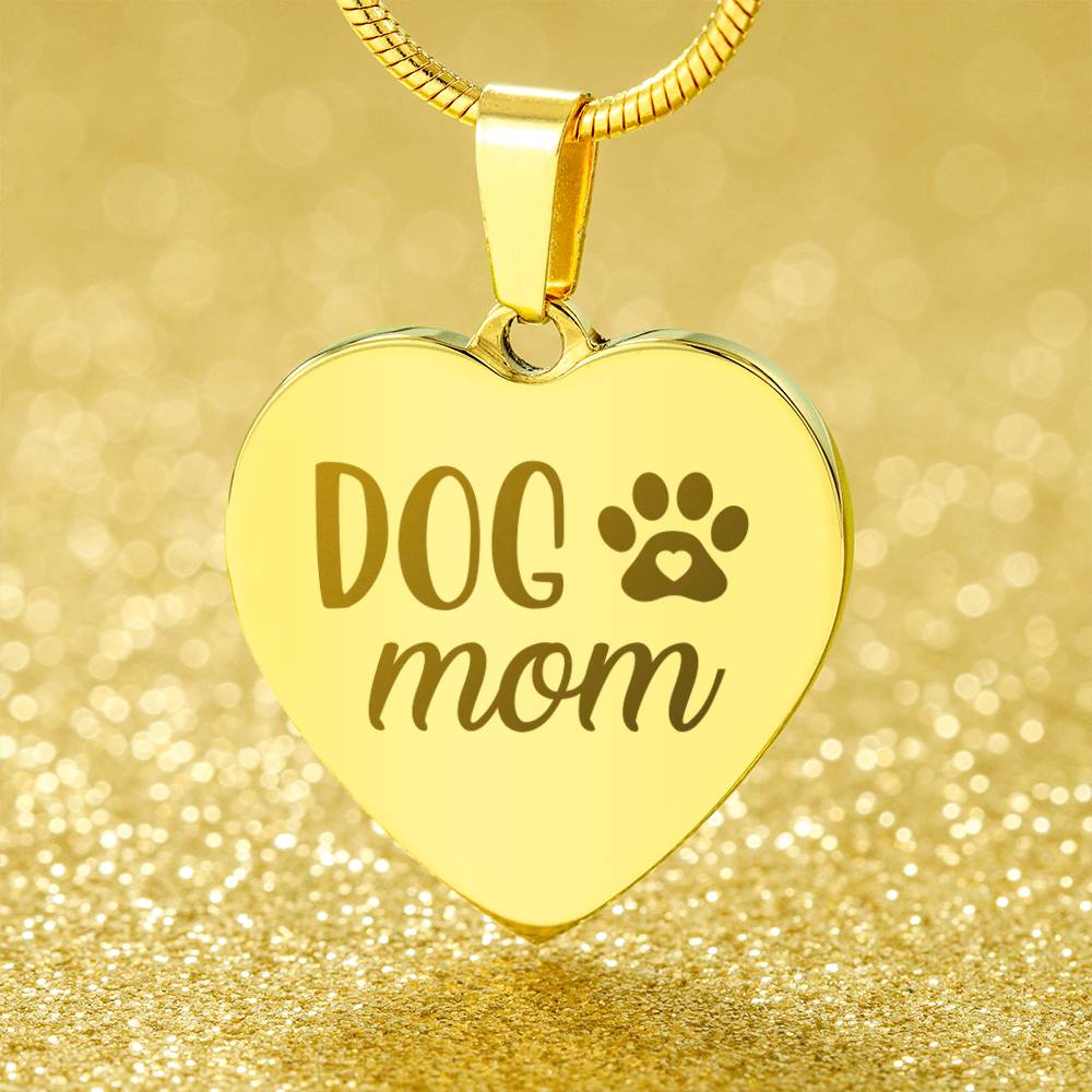 Engraved Dog Mom Necklace