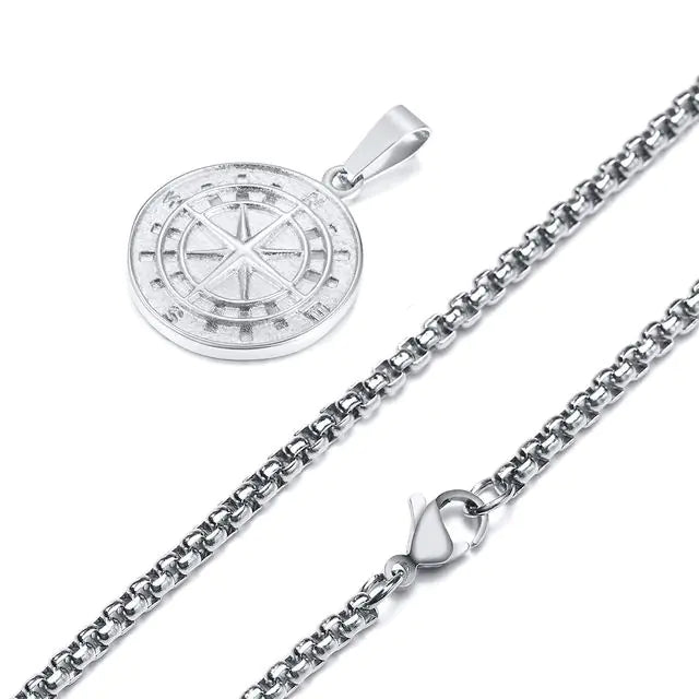 Compass Atlas Men's Necklace