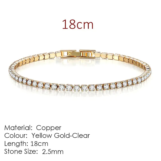 Classy Zirconia Tennis Bracelet