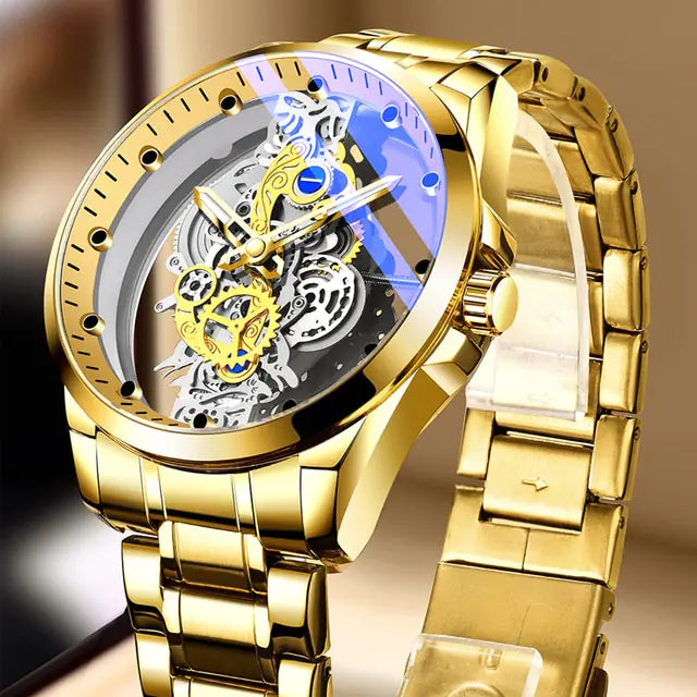 Men's Watch Skeleton Openwork