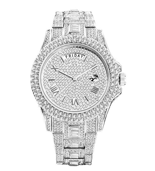 Luxury Ice Crystal Men's Watch