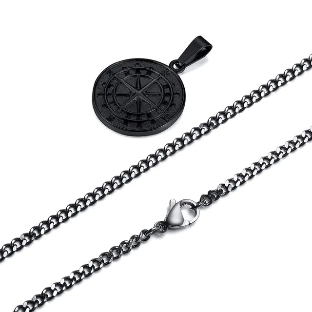 Compass Atlas Men's Necklace